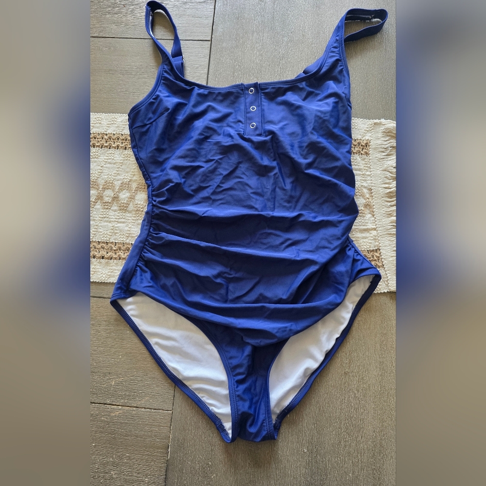 Royal Blue One Piece Swimsuit L